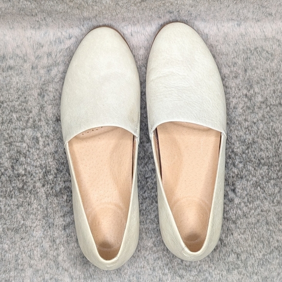 Dansko Larisa Loafer Flat Milled Linen Ivory Women's 9 - Picture 6 of 12